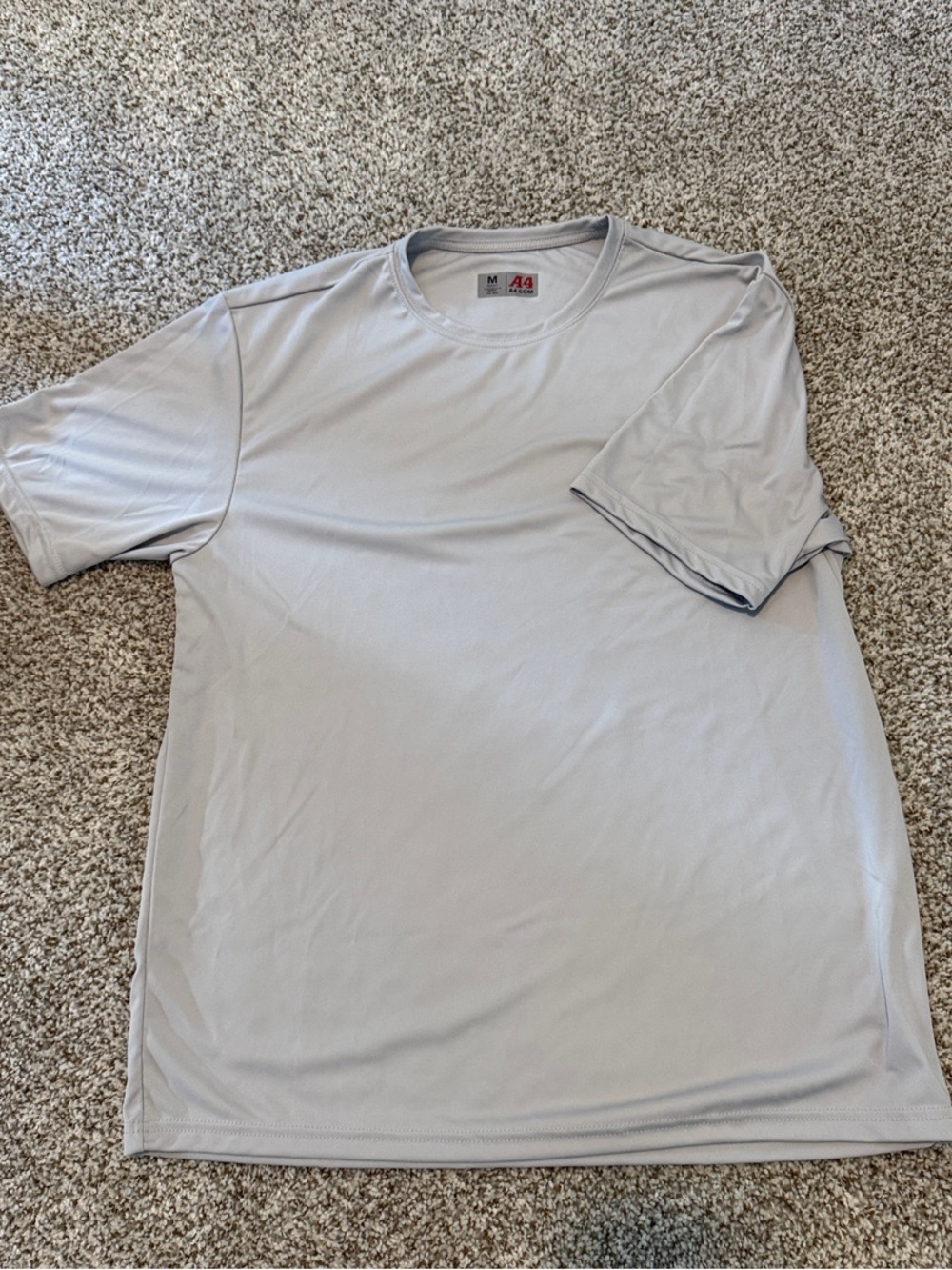 Men's Light Gray Performance Tee
